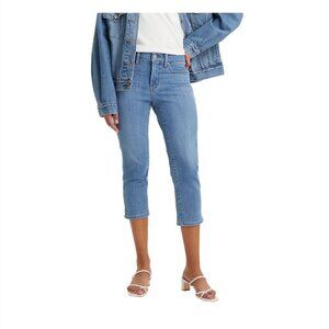 Women's Levi's® 311 Shaping Capris Color: Lapis Level Size: 27(US 4)M